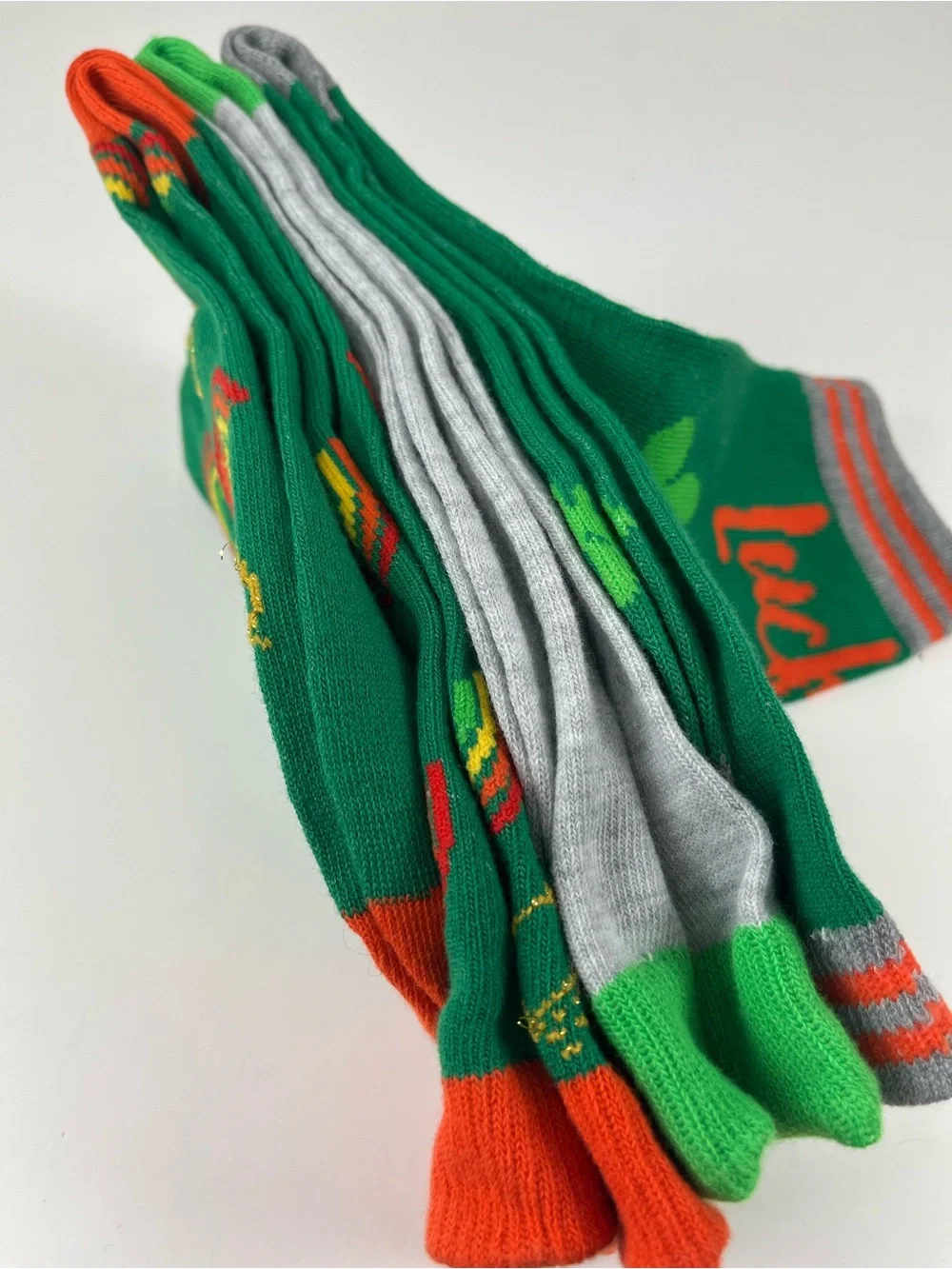 Women’s St Patrick’s Day Green Novelty Socks - 3 Pairs